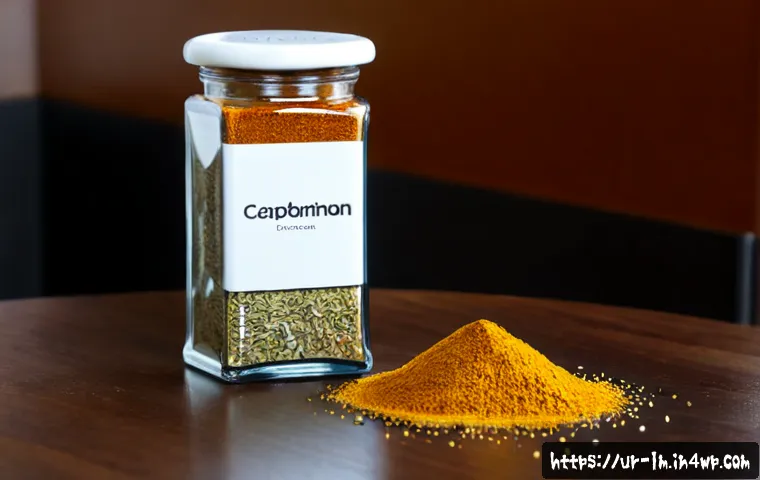 Home 17 향신료 블렌드의 가격 차이와 이유 - Photorealistic overhead comparison of two spice blend displays on a polished wooden kitchen table in...